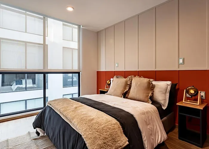 Apartment Polanco Living - Balcony, Workspace & Parking