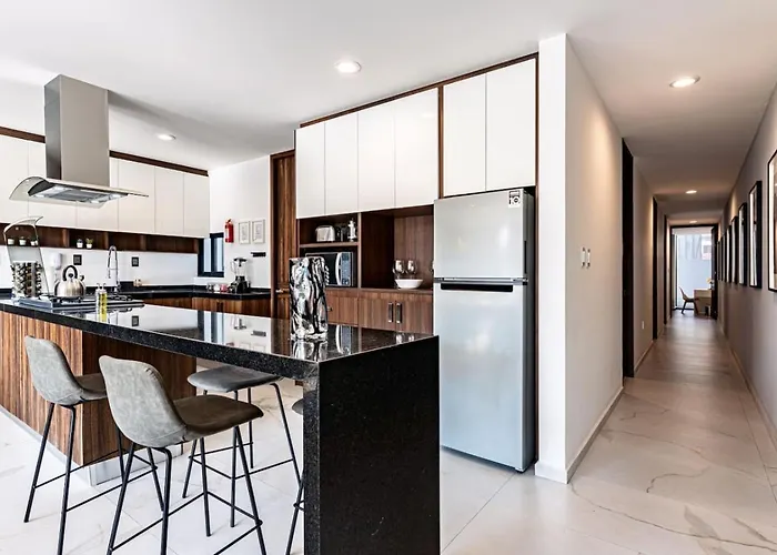 Apartment Polanco Living - Balcony, Workspace & Parking Mexico City